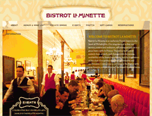 Tablet Screenshot of bistrotlaminette.com